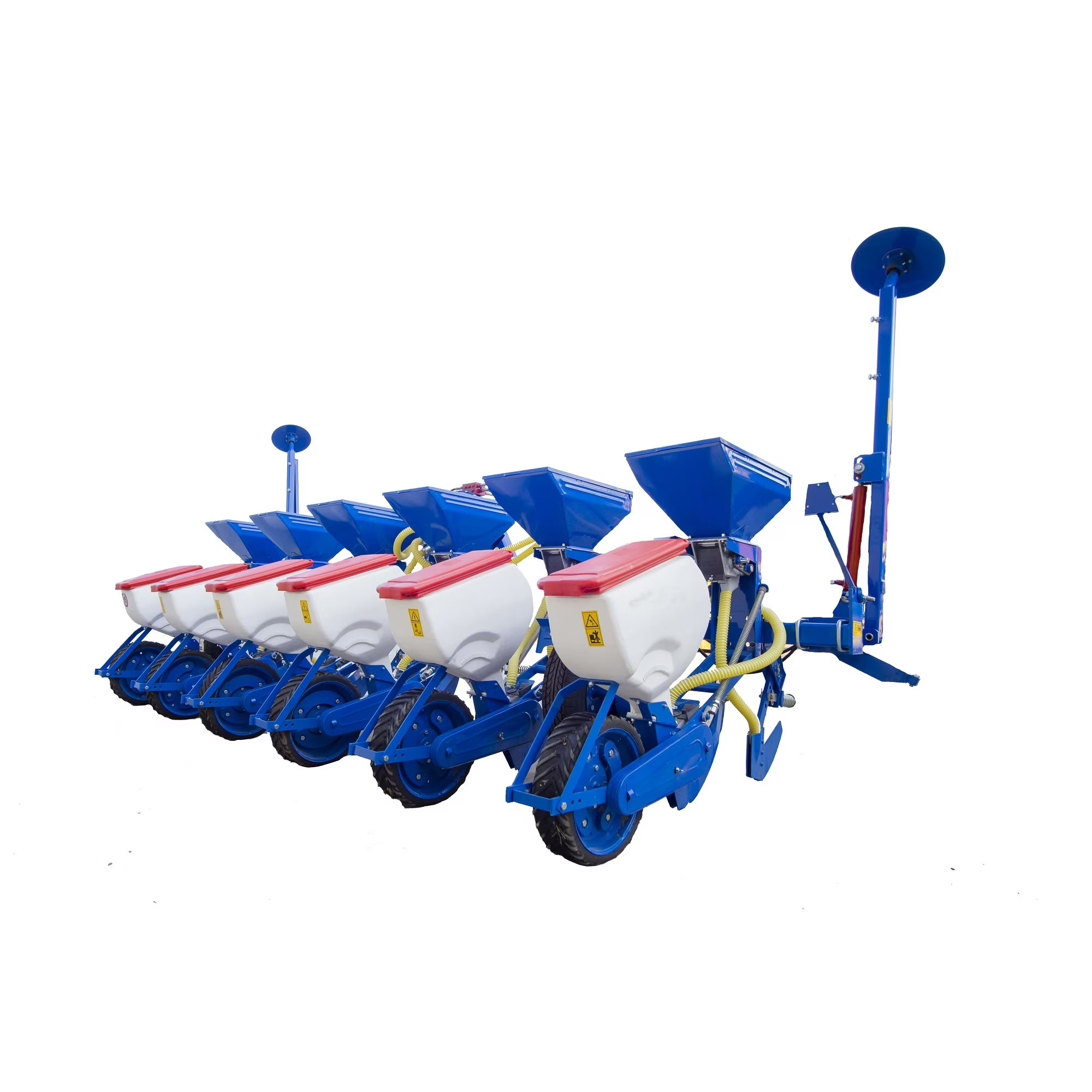 Semanatoare prasitoare pe 6 randuri cu brazdar patina si fertilizare - SPC 6FS
